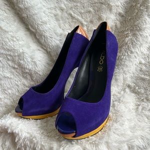 Aldo Suede Heels Size 39